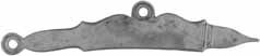 Sideplate for our English Fowlers and Jaeger rifles, iron